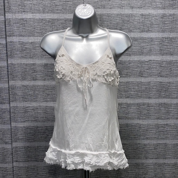 One Step Ahead | Tops | Jrs One Step Up White Tank Top | Poshmark